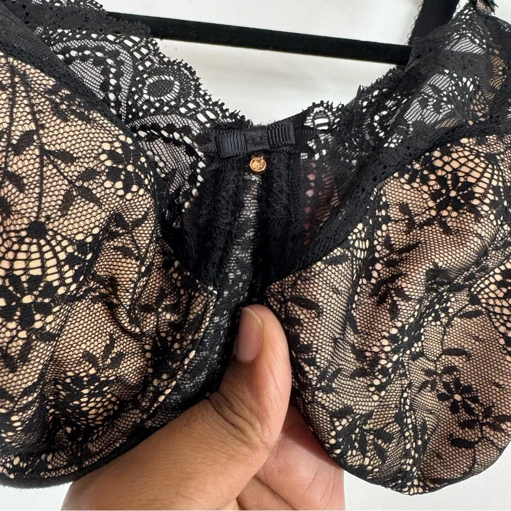 Elomi Bra 34I Tia Underwire Bandless Lace